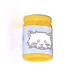 LEGO Yellow Scala Container with Cat Sticker (33011)