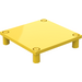 LEGO Yellow Scala Table 7 x 7 x 1 &amp; 1/3 (6965)