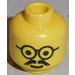 LEGO Yellow Scientist Head (Safety Stud) (3626)