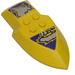 LEGO Yellow Shield with Wolf Sticker (51811)