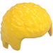 LEGO Yellow Short Coiled Hair with Rounded Top (21778)
