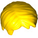 LEGO Jaune Court Tousled Cheveux avec séparation latérale (62810 / 88425)