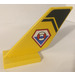 LEGO Yellow Shuttle Tail 2 x 6 x 4 with Coastguard Logo Sticker (6239)