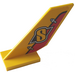 LEGO Yellow Shuttle Tail 2 x 6 x 4 with Yellow &#039;S&#039; and Red Rudder on Both Sides Sticker (6239)