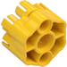 LEGO Gelb Six Shooter Housing (Abgewinkelte Läufe) (18588)