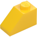 LEGO Amarillo Con pendiente 1 x 2 (45°) (3040 / 6270)