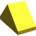 LEGO Gelb Steigung 1 x 2 (45°) Doppelt mit Innenleiste (3044)