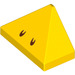LEGO Yellow Slope 1 x 2 (45°) Triple with Hammer Bro Nostrils with Inside Stud Holder (15571 / 94291)