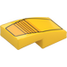 LEGO Yellow Slope 1 x 2 Curved with Bumblebee Forehead Crest (11477 / 108639)