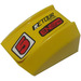 LEGO Yellow Slope 1 x 2 x 2 Curved with &#039;5&#039; and &#039;RETOUR&#039; and &#039;ENgyne&#039; Left Sticker (30602)