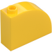 LEGO Yellow Slope 1 x 3 x 2 Curved (33243)