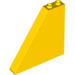 LEGO Yellow Slope 1 x 6 x 5 (55°) with Bottom Stud Holders (2937)