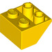 LEGO Jaune Pente 2 x 2 (45°) Inversé avec entretoise plate en dessous (3660)