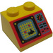 LEGO Geel Helling 2 x 2 (45°) met Sonar, Haai, en Controls (3039 / 81822)