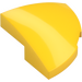 LEGO Yellow Slope 2 x 2 x 0.7 Curved Round Quarter (5852)