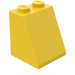 LEGO Geel Helling 2 x 2 x 2 (65°) zonder buis aan de onderzijde (3678)