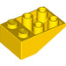 LEGO Jaune Pente 2 x 3 (25°) Inversé sans raccords entre les tenons (3747)