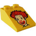 LEGO Gelb Schrägstein 2 x 3 (25°) mit Ronald McDonald mit glatter Oberfläche (30474)