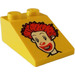 LEGO Yellow Slope 2 x 3 (25°) with Ronald McDonald with Smooth Surface (30474)