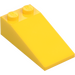 LEGO Jaune Pente 2 x 4 (18°) (30363)