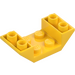 LEGO Jaune Pente 2 x 4 (45°) Double Inversé avec Open Centre (4871)