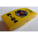 LEGO Yellow Slope 2 x 4 Curved with Deep Sea Logo and &#039;E-04&#039; Sticker (93606)