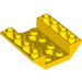 LEGO Gelb Steigung 4 x 4 (45°) Doppelt Invertiert mit Open Center (2 Löcher) (4854 / 72454)