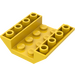 LEGO Yellow Slope 4 x 4 (45°) Double Inverted with Open Center (No Holes) (4854)