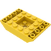 LEGO Amarillo Con pendiente 4 x 6 (45°) Doble Invertido (30183)