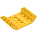 LEGO Yellow Slope 4 x 6 (45°) Double Inverted with Open Center with 3 Holes (30283 / 60219)