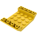 LEGO Yellow Slope 4 x 6 (45°) Double Inverted with Open Center without Holes (30283)