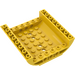 LEGO Yellow Slope 8 x 8 x 2 Curved Inverted Double (54091)