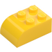 LEGO Yellow Slope Brick 2 x 3 with Curved Top (6215)