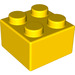 LEGO Gelb Soft Backstein 2 x 2 (50844)