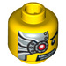 LEGO Yellow Space Villain Head (Recessed Solid Stud) (15199 / 93410)