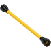 LEGO Yellow Spiral Tube with Flange with Rounded Black Ends (6211 / 64230)