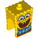 LEGO Yellow SpongeBob SquarePants Head with Big Smile and Blue Flowers (11850 / 99923)