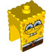 LEGO Geel SpongeBob SquarePants Hoofd met Smile met Squint (85407)