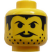 LEGO Yellow Spyrius Chief Head (Safety Stud) (3626)