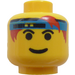 LEGO Yellow Spyrius with Blue Headband Head (Safety Stud) (3626)