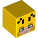 LEGO Gelb Platz Minifigure Kopf mit Beekeeper Gesicht (19729 / 76965)