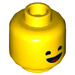 LEGO Yellow Stardust Benny Minifigure Head (Recessed Solid Stud) (3626 / 65675)