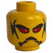 LEGO Yellow Stingray 2 Head (Safety Stud) (3626)