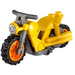 LEGO Yellow Stuntz Bike with Pached Headlight