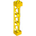 LEGO Yellow Support 2 x 2 x 10 Girder Triangular Vertical (Type 4 - 3 Posts, 3 Sections) (4687 / 95347)