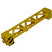 LEGO Yellow Support 2 x 2 x 10 Girder Triangular Vertical with Hazard Stripes Sticker (Type 4 - 3 Posts, 3 Sections) (95347)