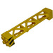 LEGO Gelb Support 2 x 2 x 10 Träger Dreieckig Vertikale mit Hazard Streifen Aufkleber (Typ 4 - 3 Beiträge, 3 Abschnitte) (95347)