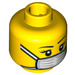 LEGO Yellow Surgeon Head (Safety Stud) (3626 / 99285)