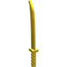 LEGO Yellow Sword with Square Guard (Shamshir) (30173)