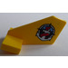 LEGO Yellow Tail 2 x 3 x 2 Fin with deep sea logo on left side Sticker (44661)
